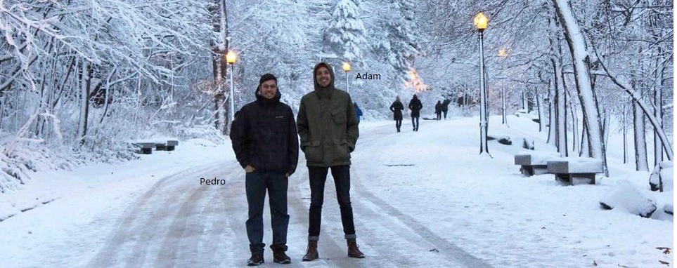 adam and pedro: USA and Chile